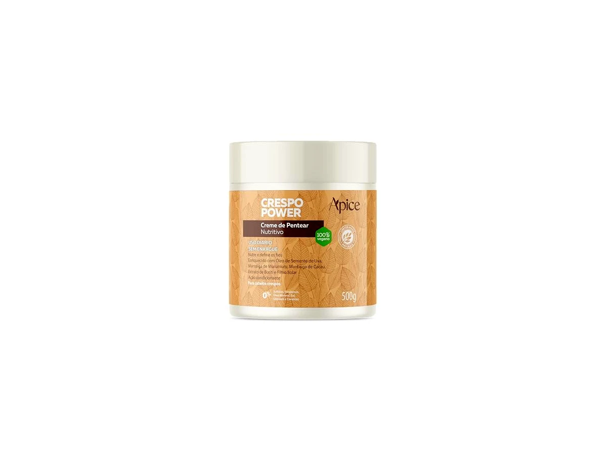 Creme de Pentear Apse Cosmetics Crespo Power Óleo de Semente de Uva e Manteiga de Murumuru 500g
