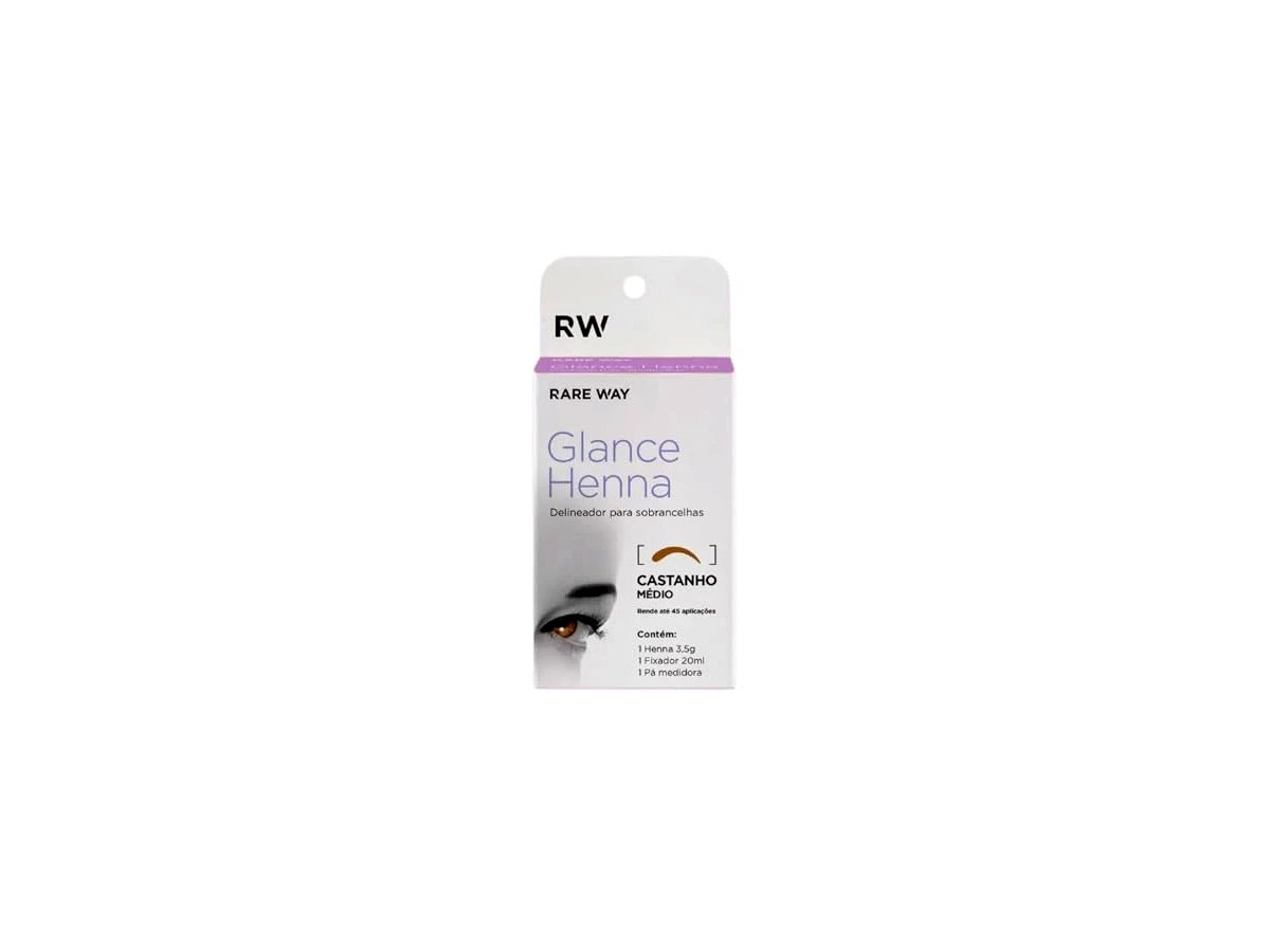 Henna para Sobrancelhas Rare Way Glance Henna