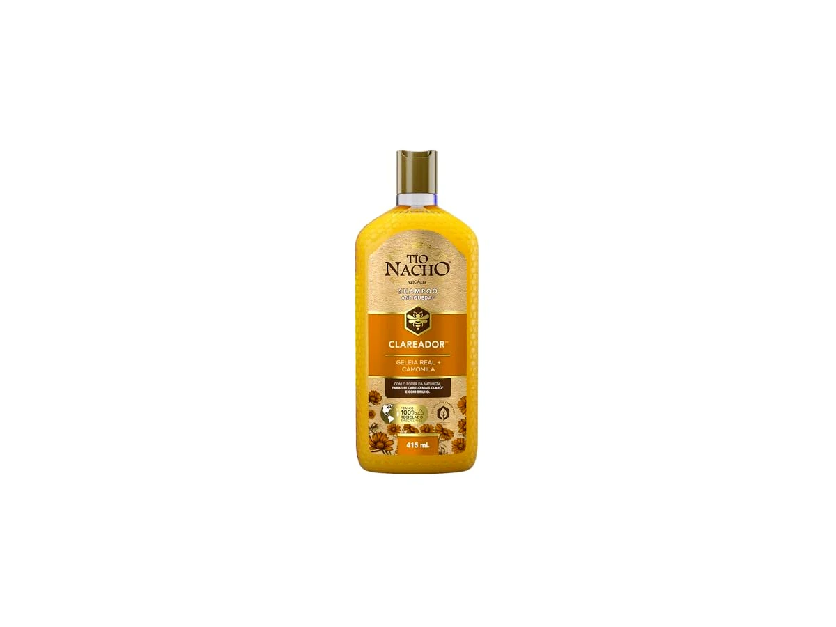 Shampoo Tío Nacho Clareador Antiqueda com