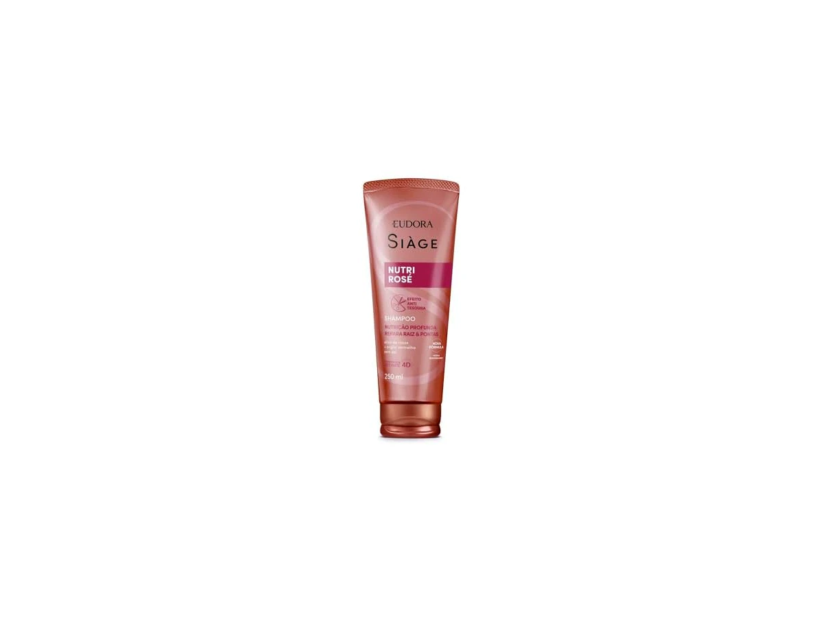 Shampoo Eudora Siàge Nutri Rosé Efeito
