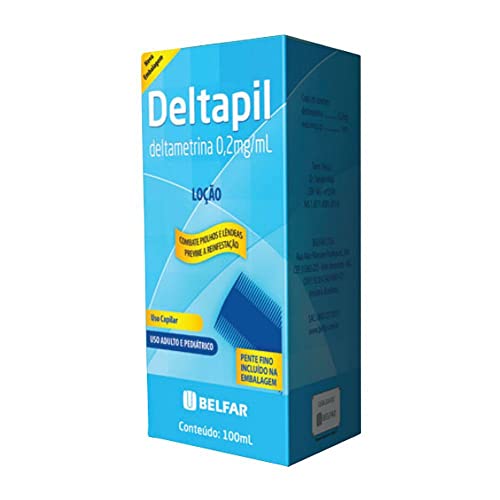 Deltapil Com Pente Fino Incluso Piolho e