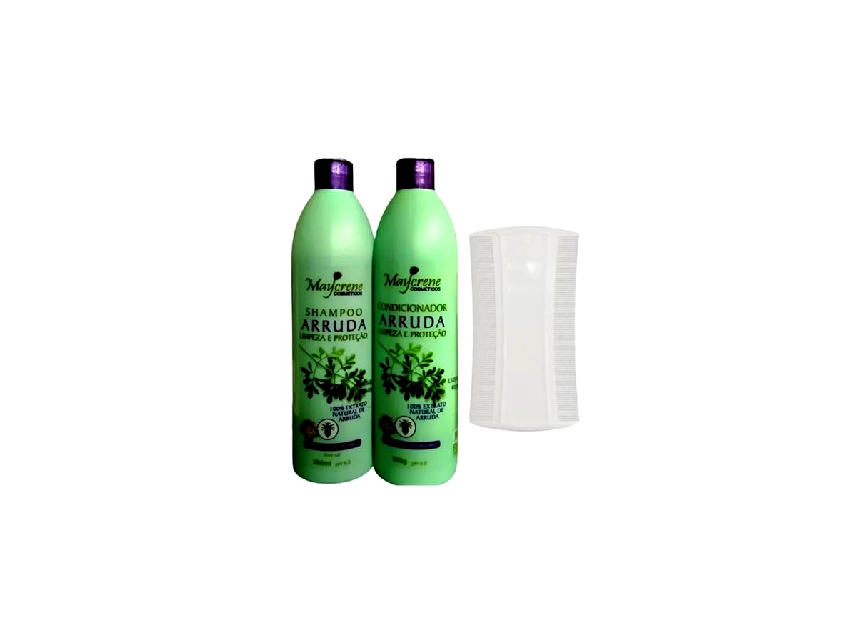 Shampoo E Condicionador De Arruda Mata Piolhos